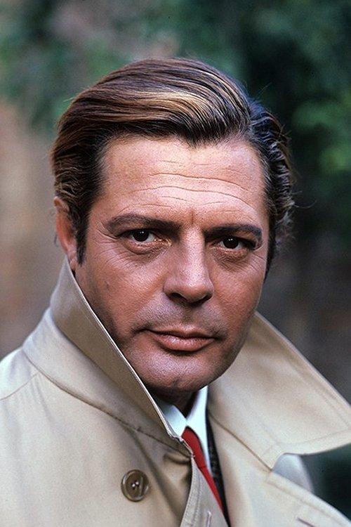 Portrait of actor Marcello Mastroianni