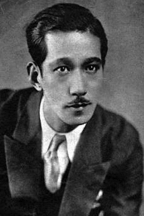 Portrait of actor Tatsuo Saitō