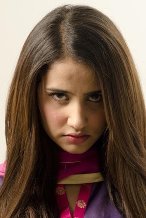 Portrait of actor Sania Shamshad