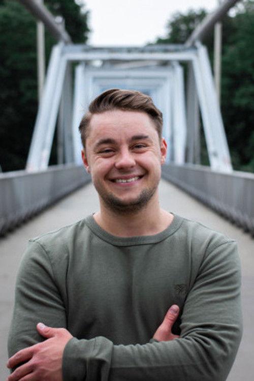 Portrait of actor Marius Rohmann