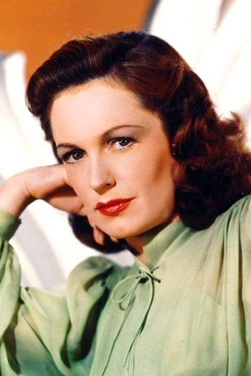 Portrait of actor Geraldine Fitzgerald
