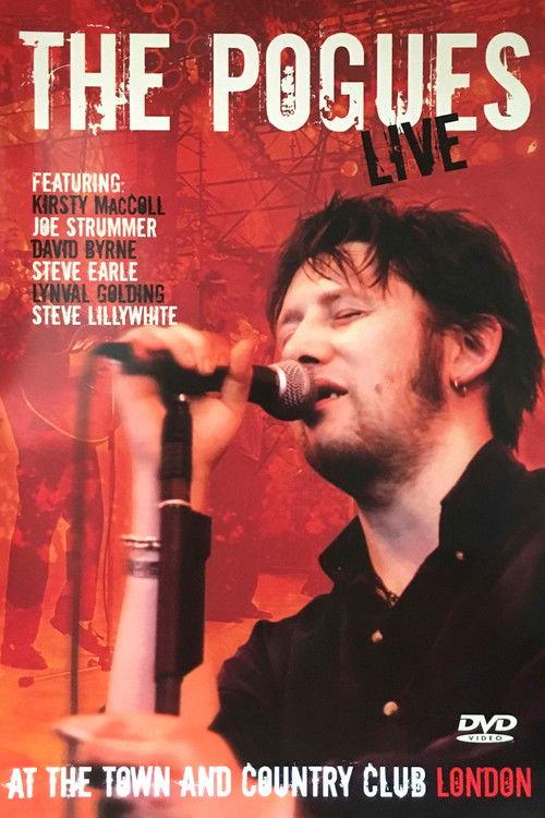 Poster for The Pogues Live at the Town and Country